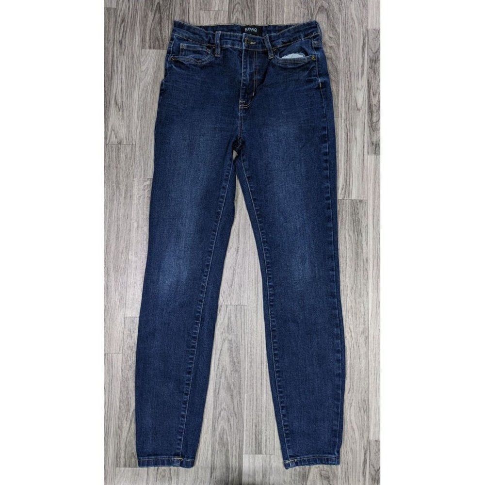 (3/$35)Buffalo David Bitton Womens Size 26 Ivy High Rise Skinny Denim Blue Jeans